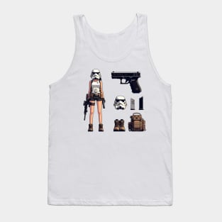 Tactical Gear Fusion Tee: Where Fashion Meets Urban Warfare Tank Top